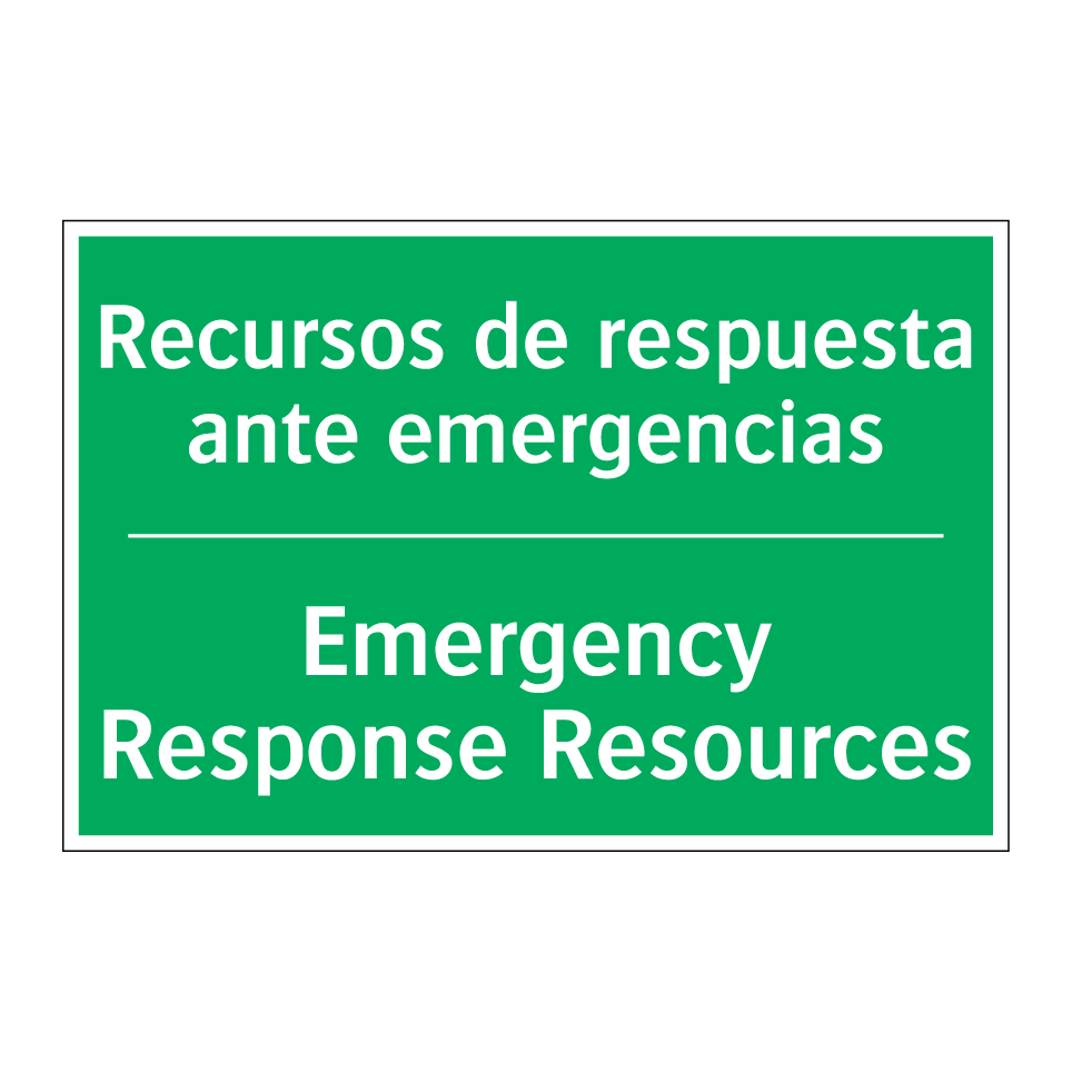 Recursos de respuesta ante /.../ - Emergency Response Resources