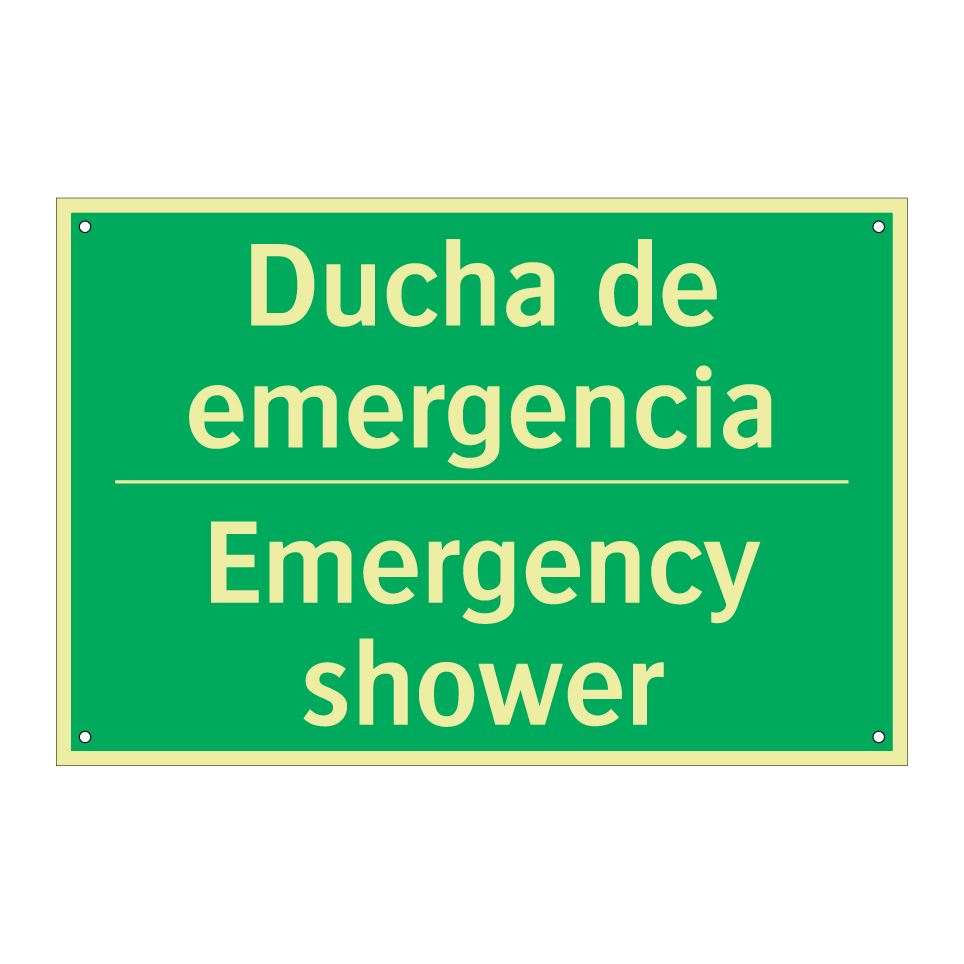 Ducha de emergencia - Emergency shower