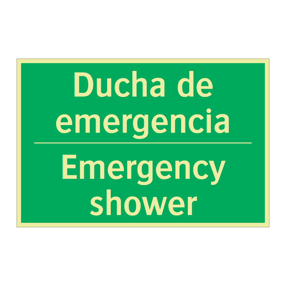 Ducha de emergencia - Emergency shower