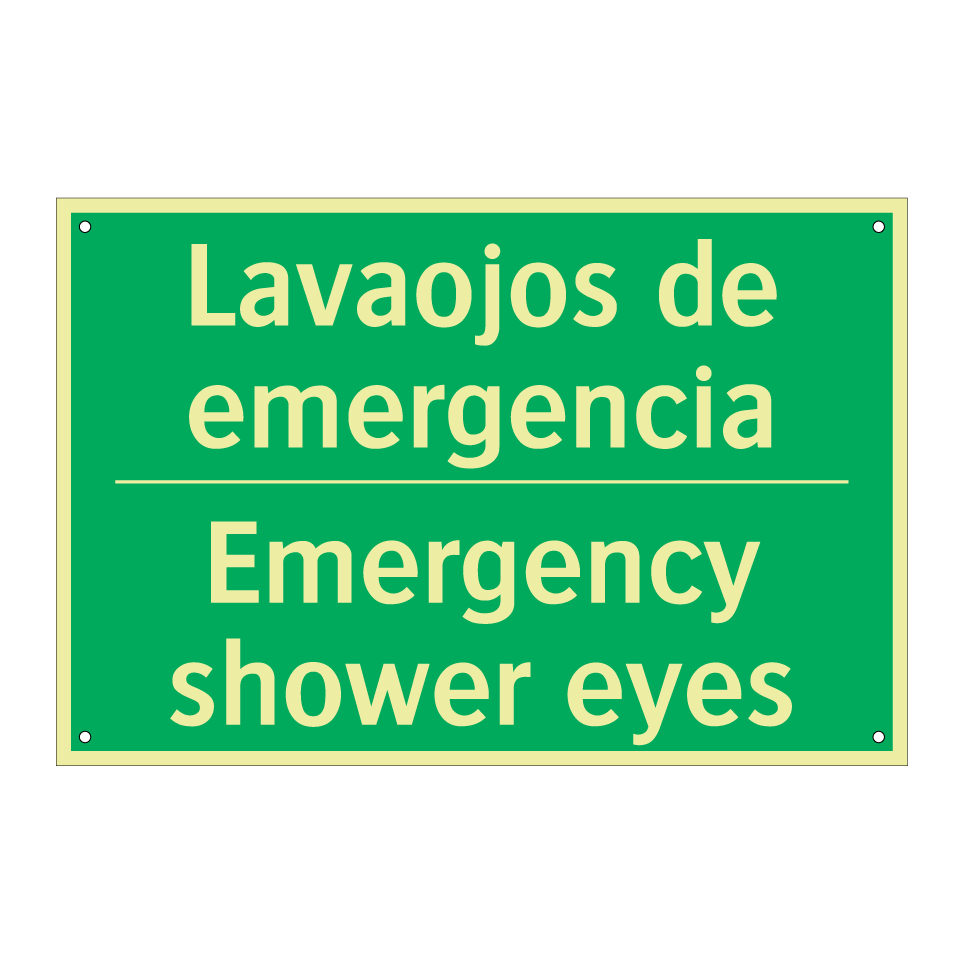 Lavaojos de emergencia - Emergency shower eyes