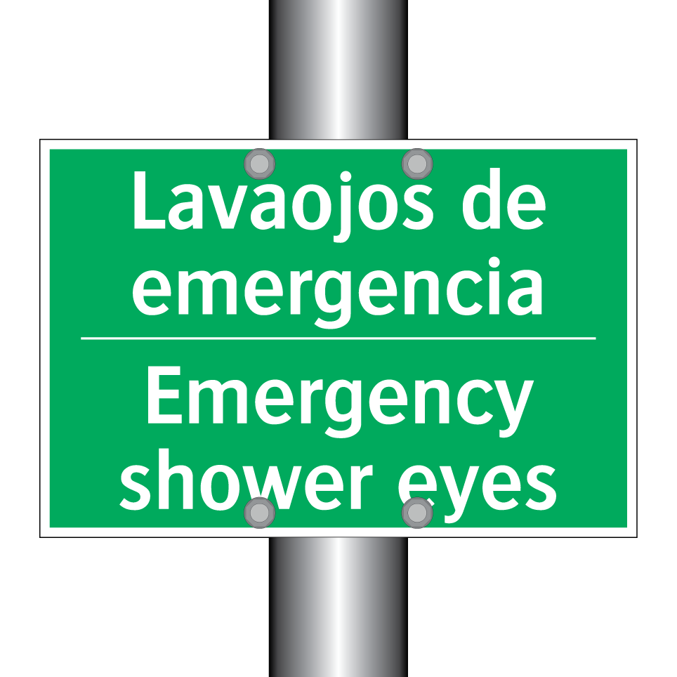 Lavaojos de emergencia - Emergency shower eyes