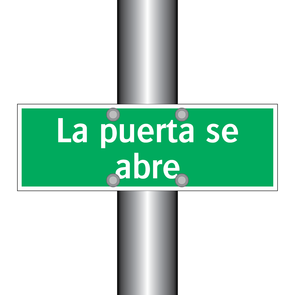 La puerta se abre