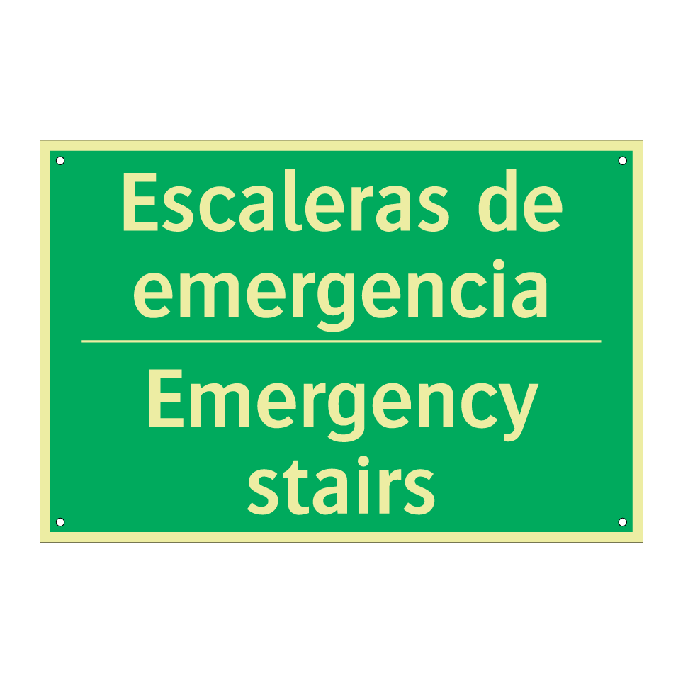 Escaleras de emergencia - Emergency stairs