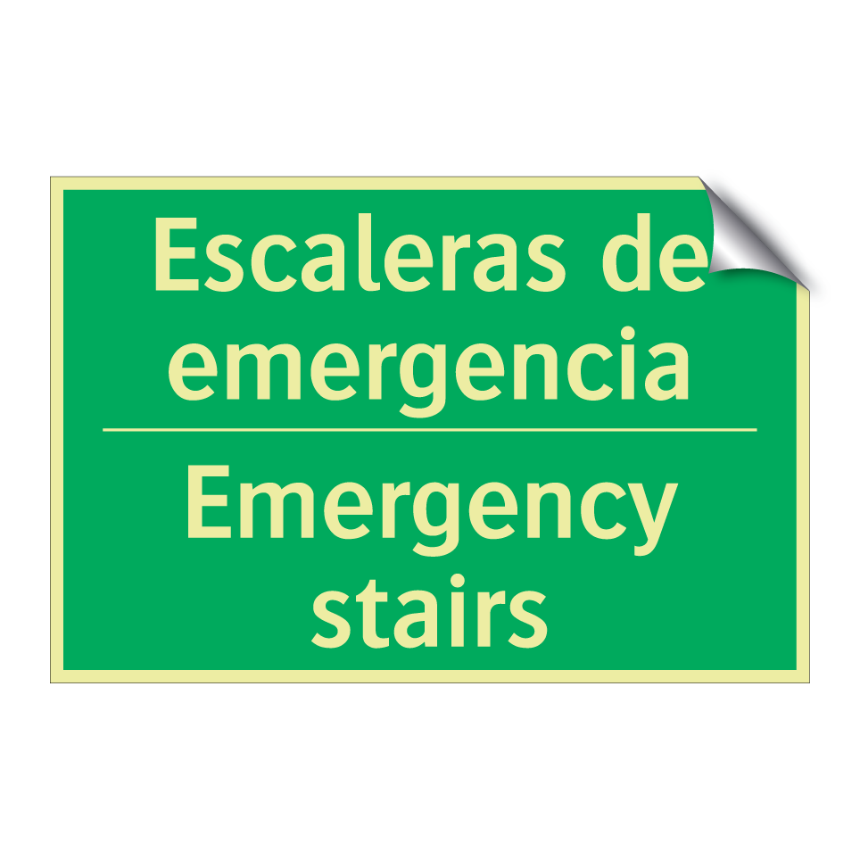 Escaleras de emergencia - Emergency stairs