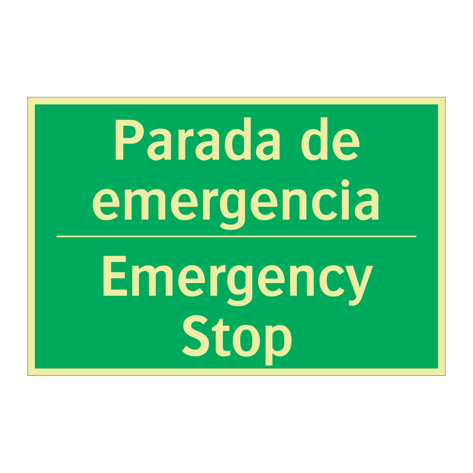 Parada de emergencia - Emergency Stop