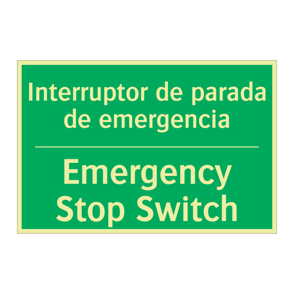 Interruptor de parada de /.../ - Emergency Stop Switch