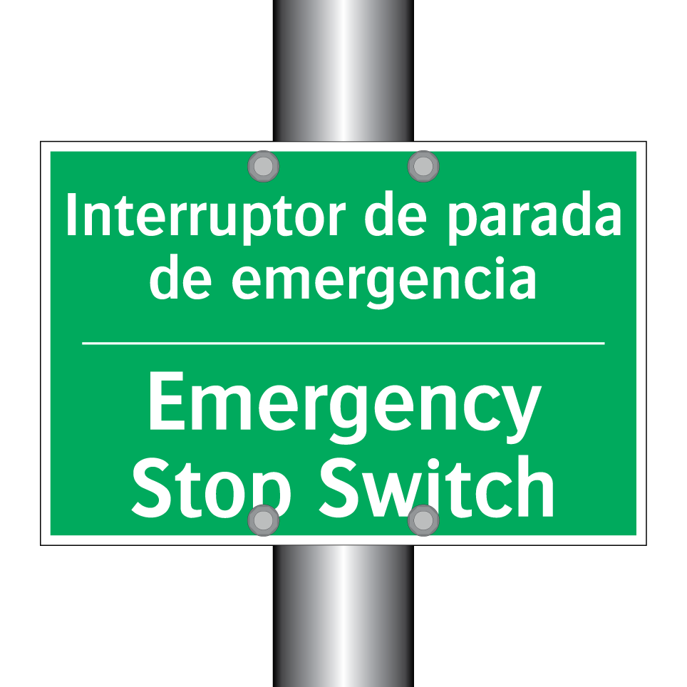 Interruptor de parada de /.../ - Emergency Stop Switch