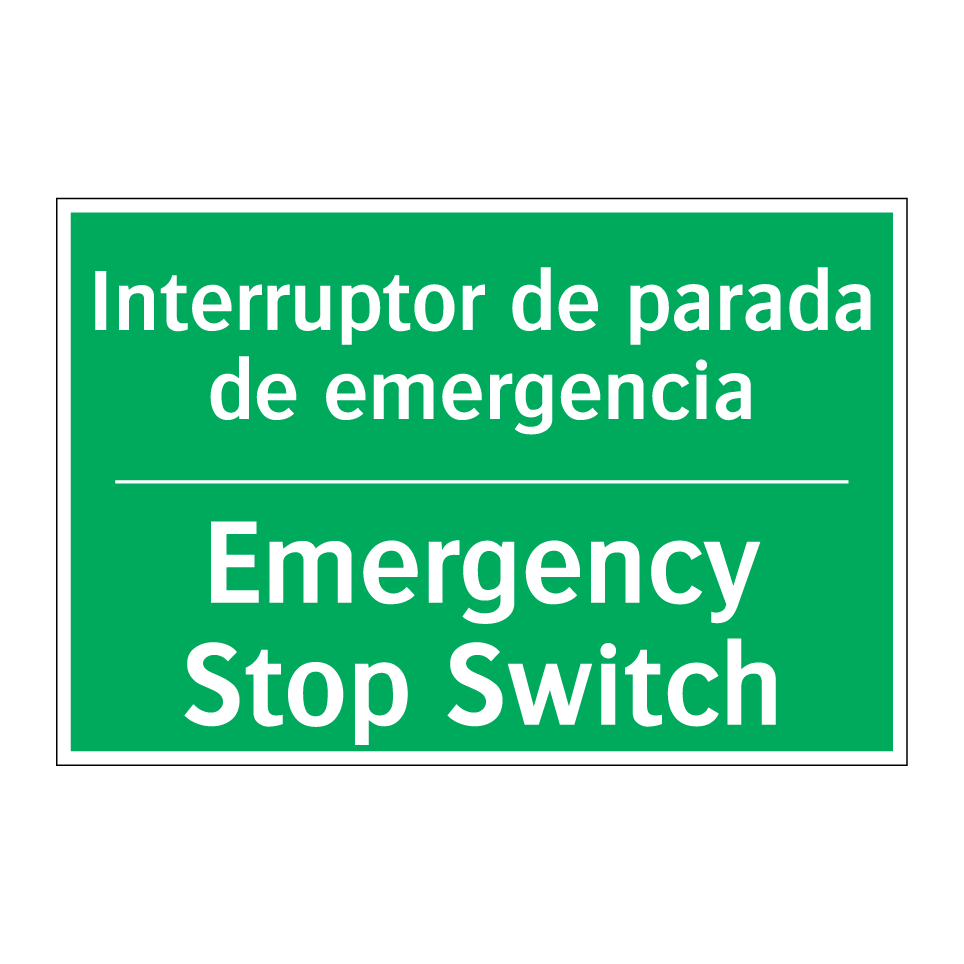 Interruptor de parada de /.../ - Emergency Stop Switch