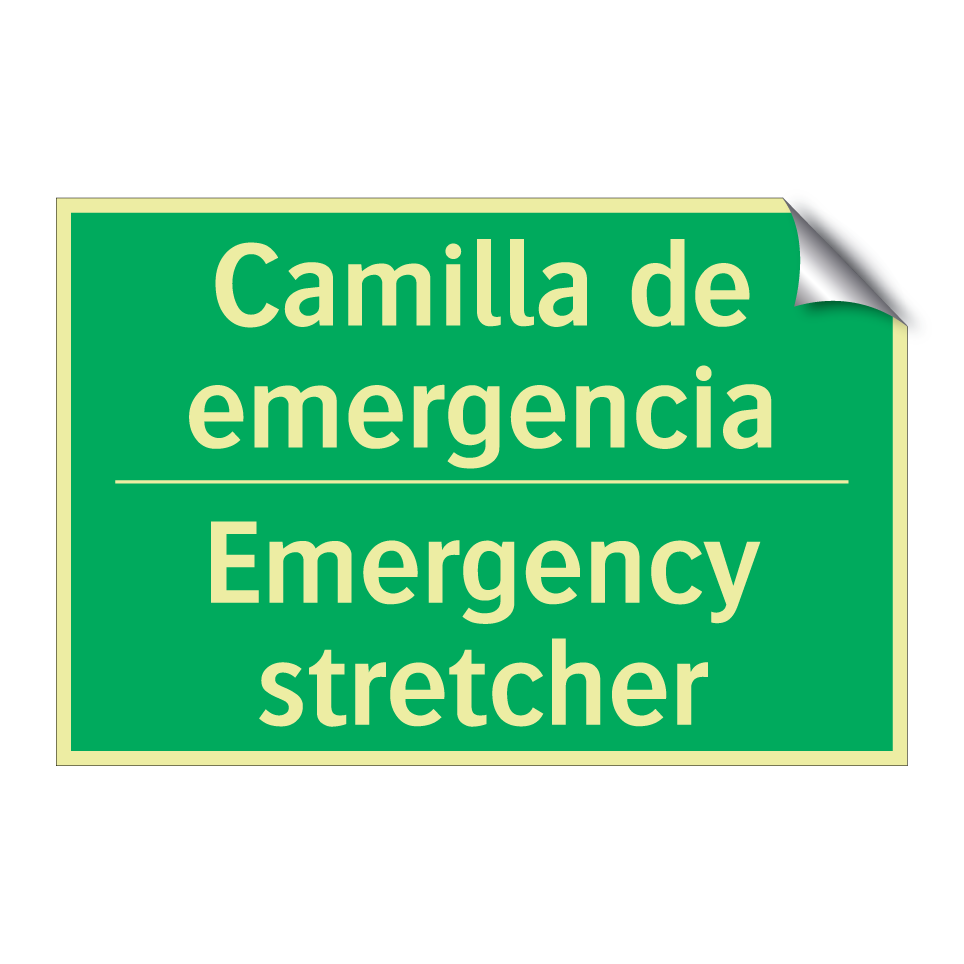 Camilla de emergencia - Emergency stretcher