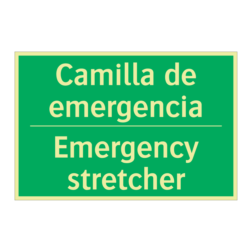 Camilla de emergencia - Emergency stretcher