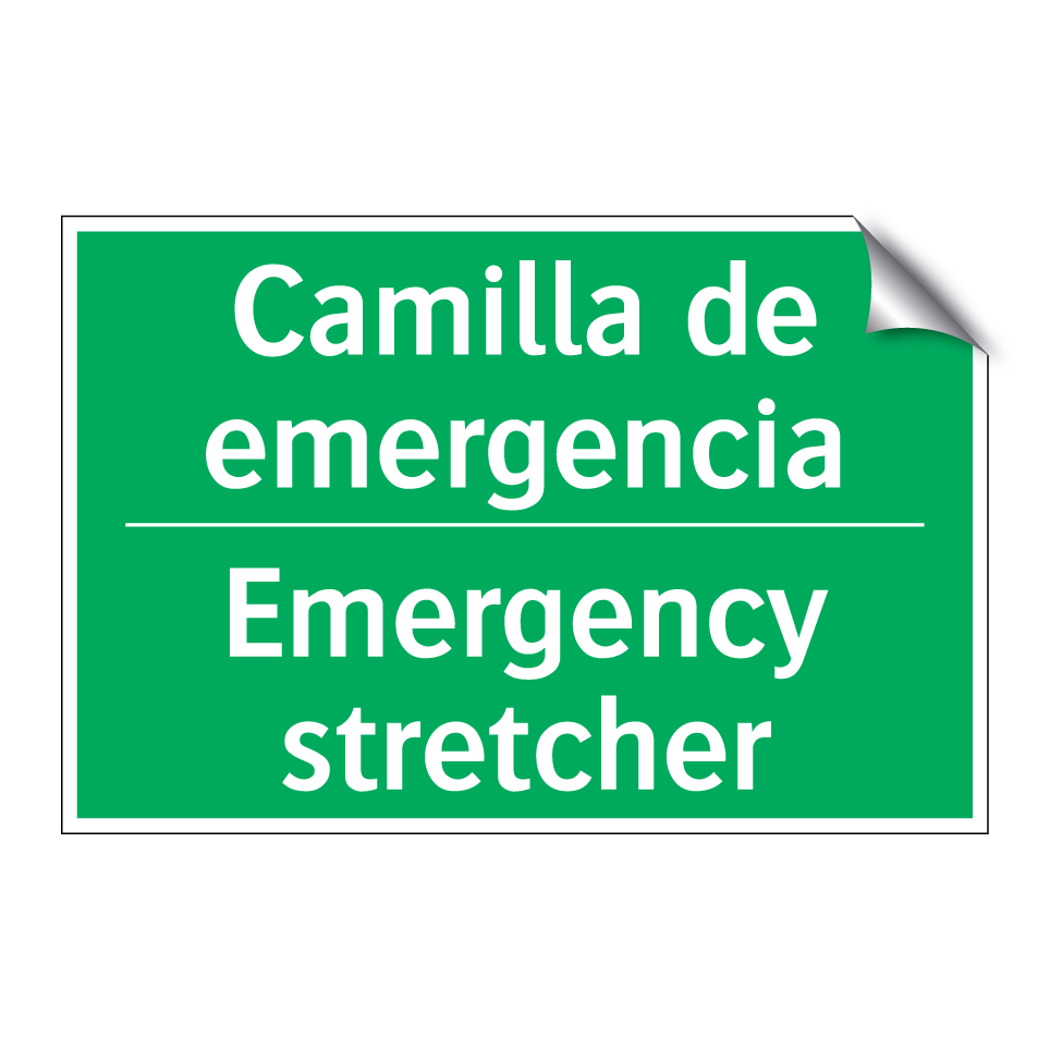 Camilla de emergencia - Emergency stretcher