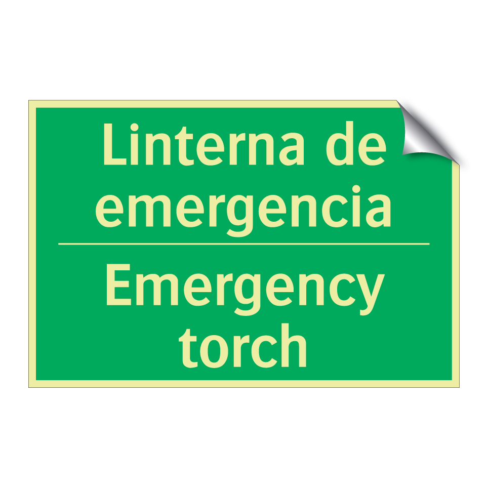 Linterna de emergencia - Emergency torch