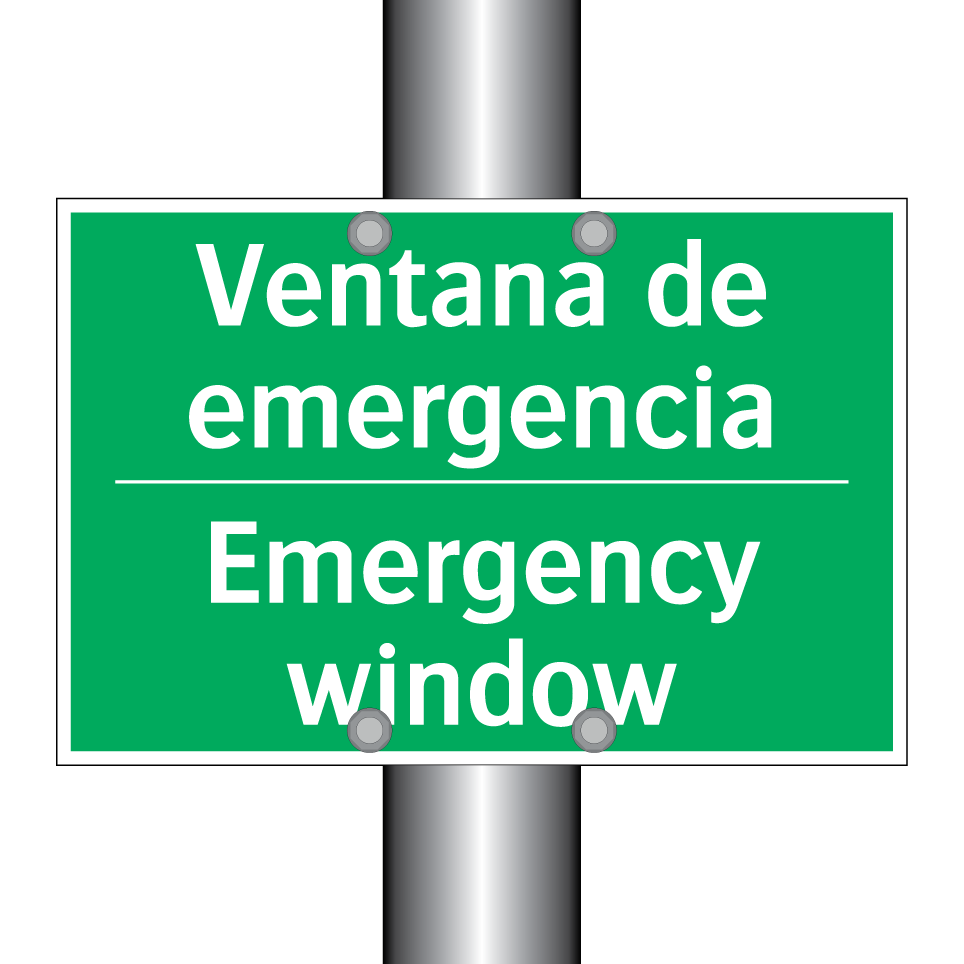 Ventana de emergencia - Emergency window