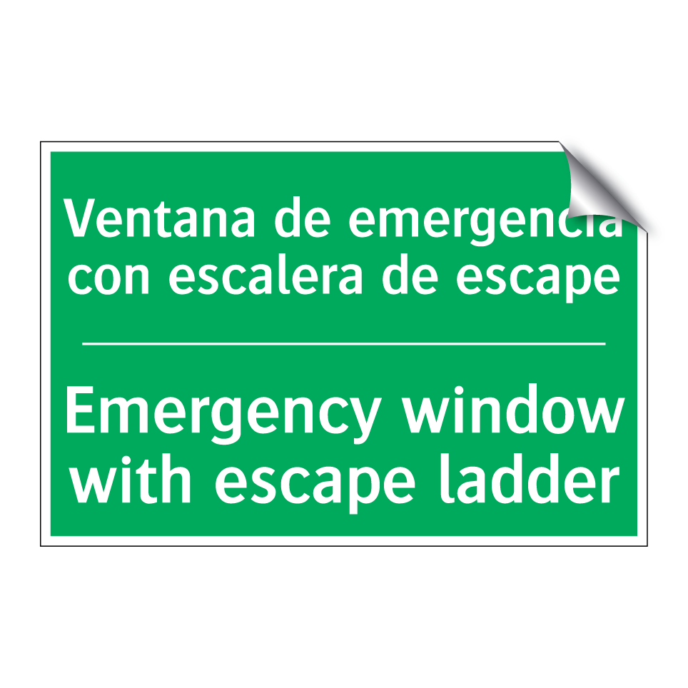 Ventana de emergencia con /.../ - Emergency window with escape /.../