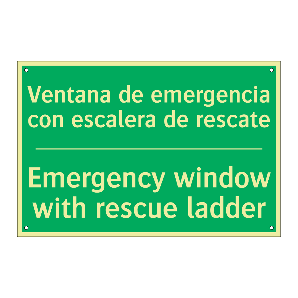Ventana de emergencia con /.../ - Emergency window with rescue /.../