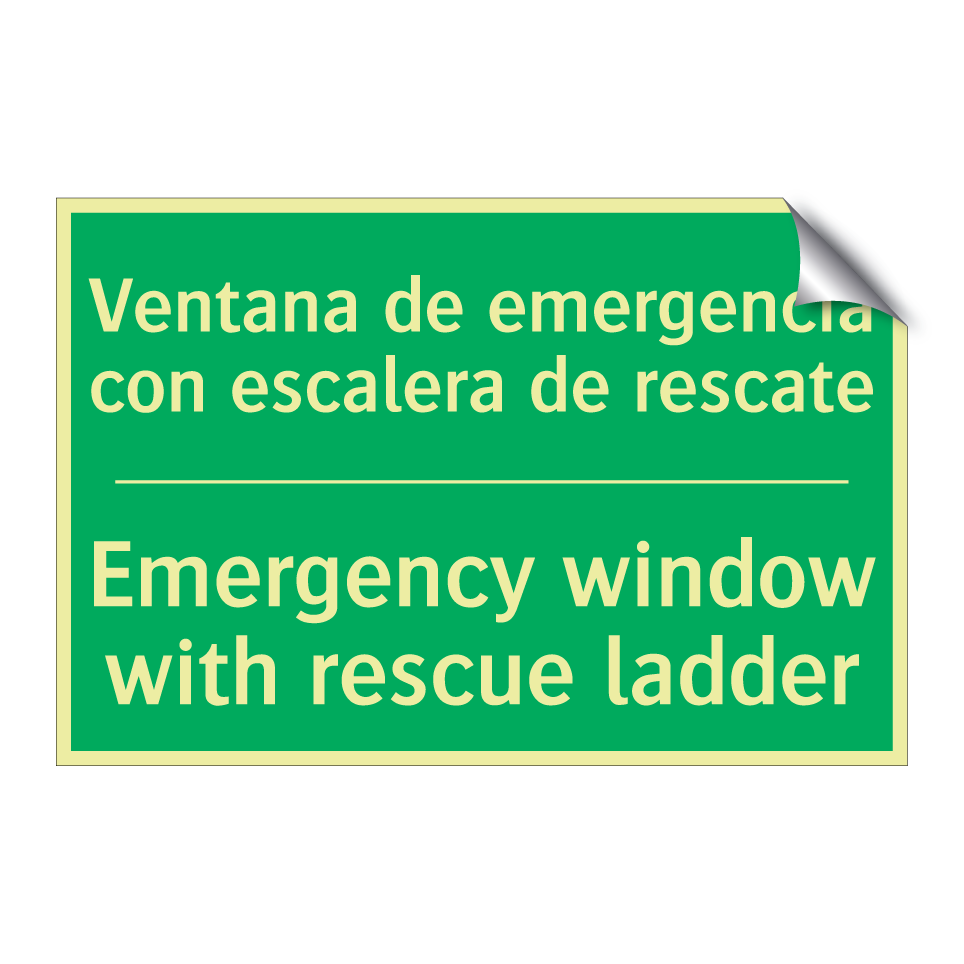 Ventana de emergencia con /.../ - Emergency window with rescue /.../