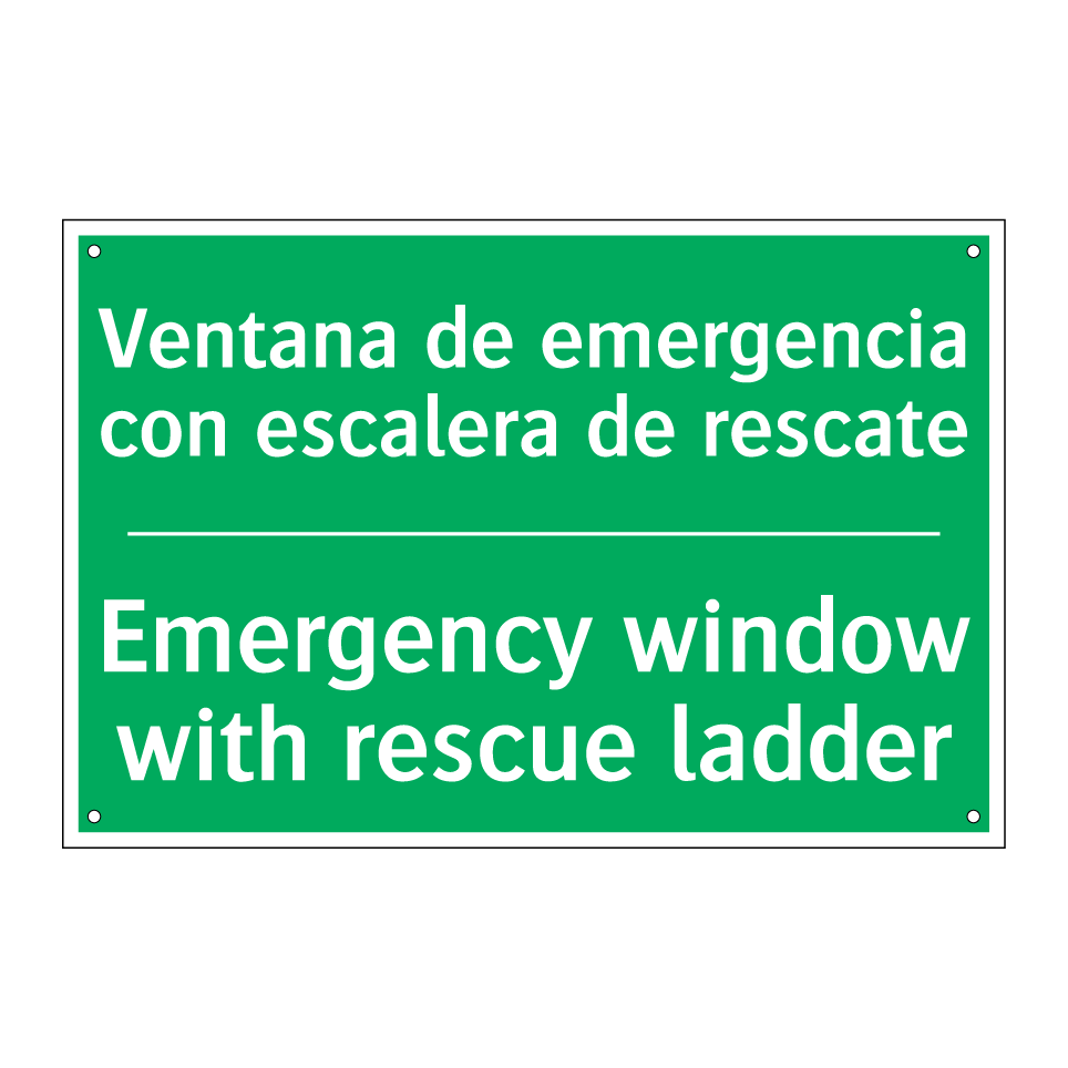 Ventana de emergencia con /.../ - Emergency window with rescue /.../