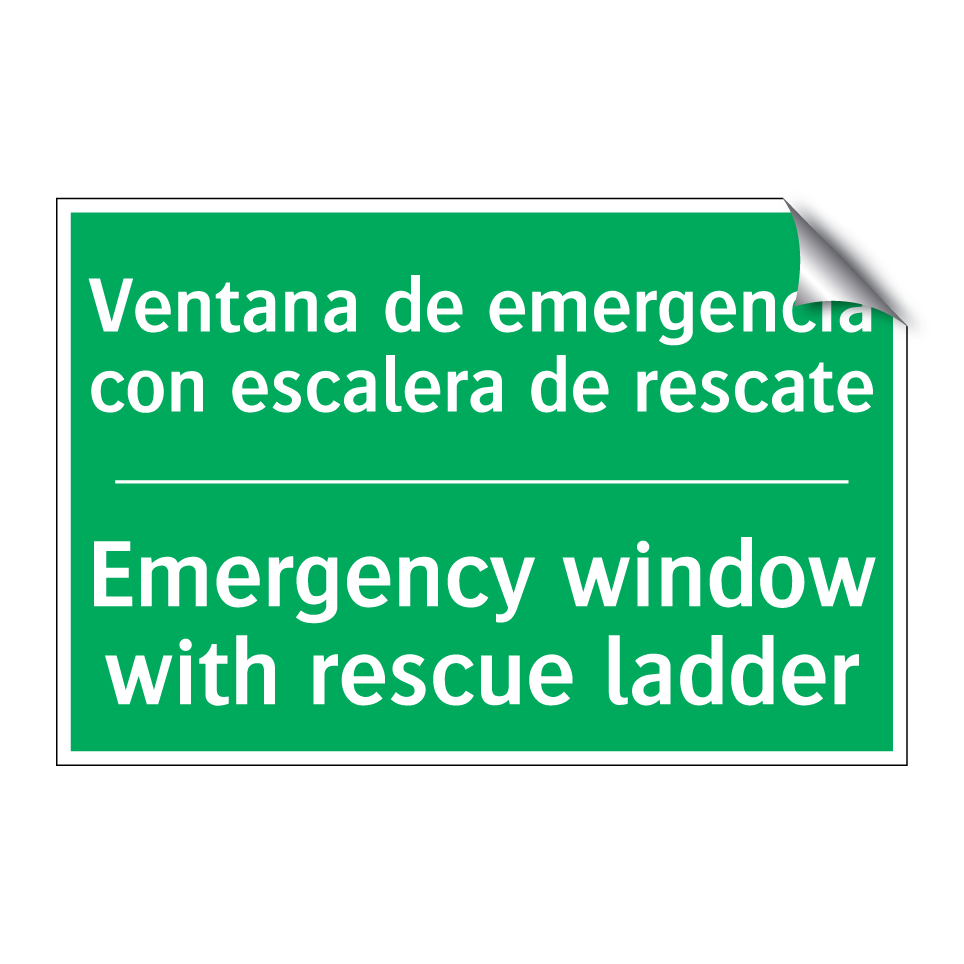 Ventana de emergencia con /.../ - Emergency window with rescue /.../