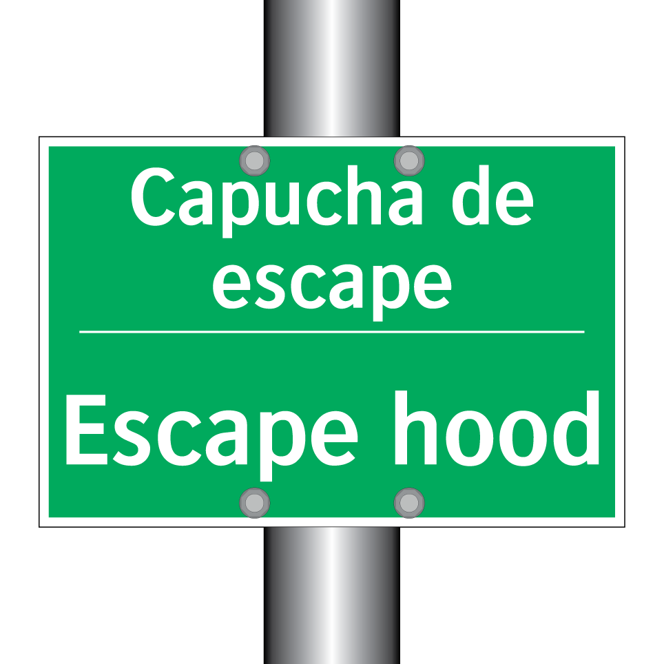 Capucha de escape - Escape hood