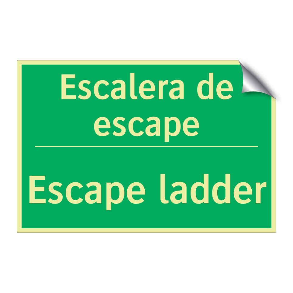 Escalera de escape - Escape ladder