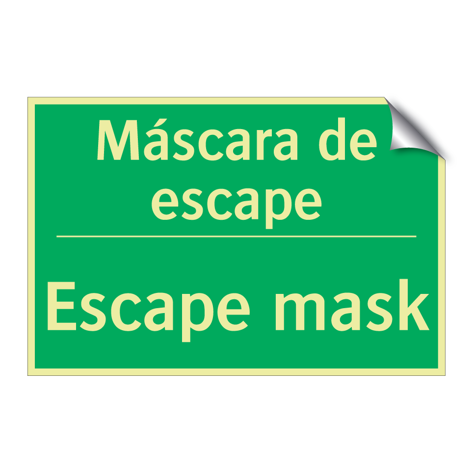 Máscara de escape - Escape mask