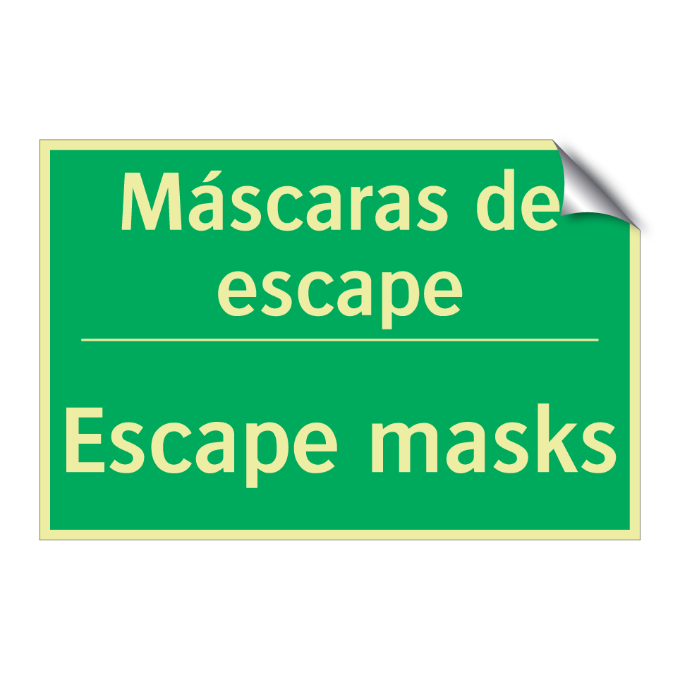 Máscaras de escape - Escape masks