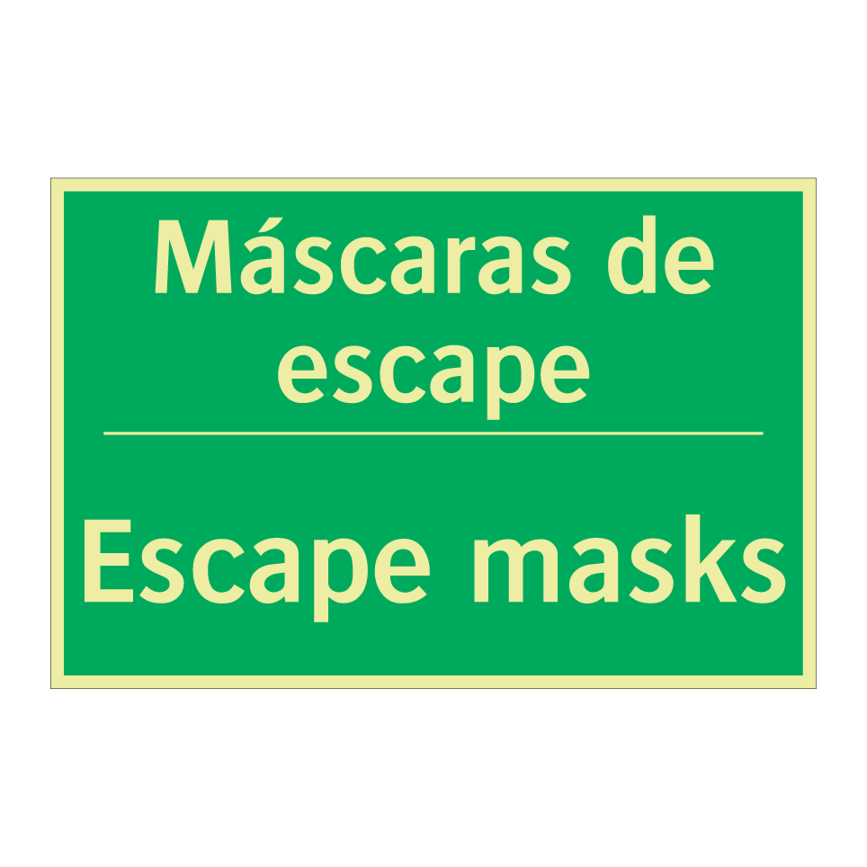 Máscaras de escape - Escape masks