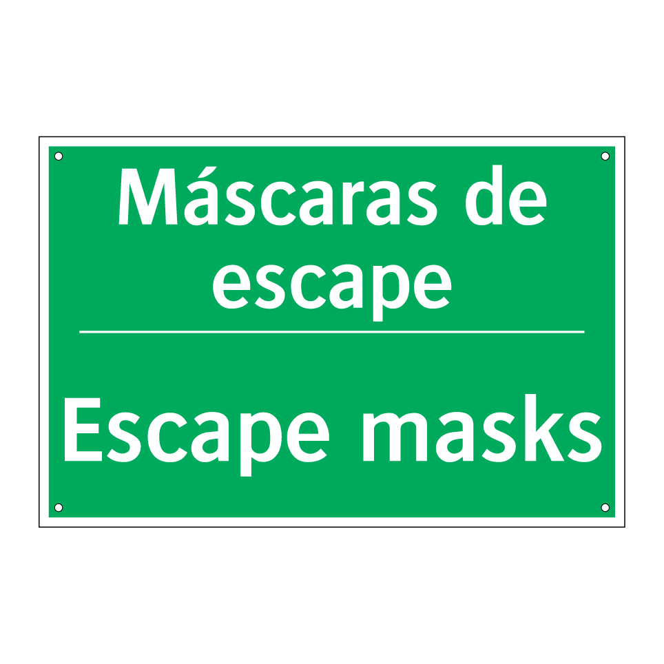 Máscaras de escape - Escape masks