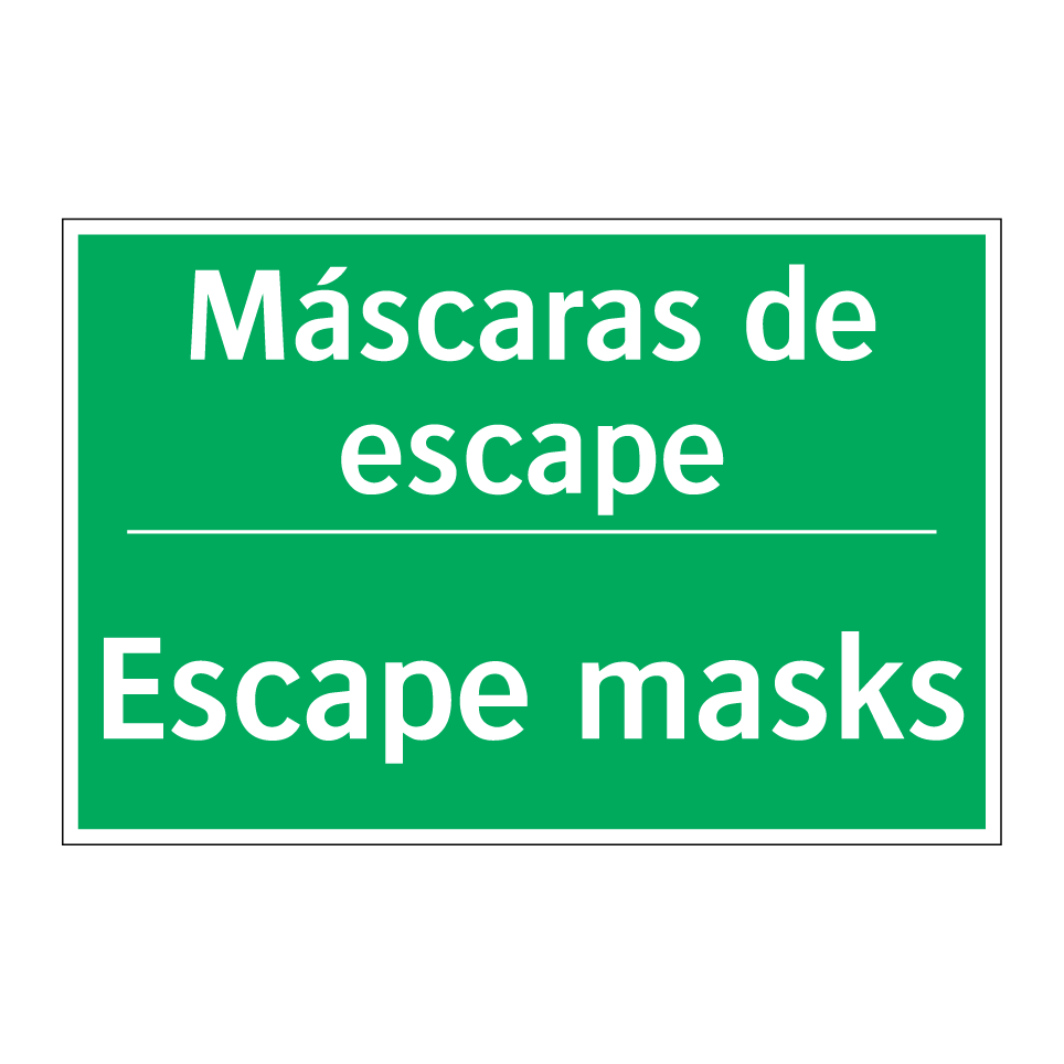 Máscaras de escape - Escape masks