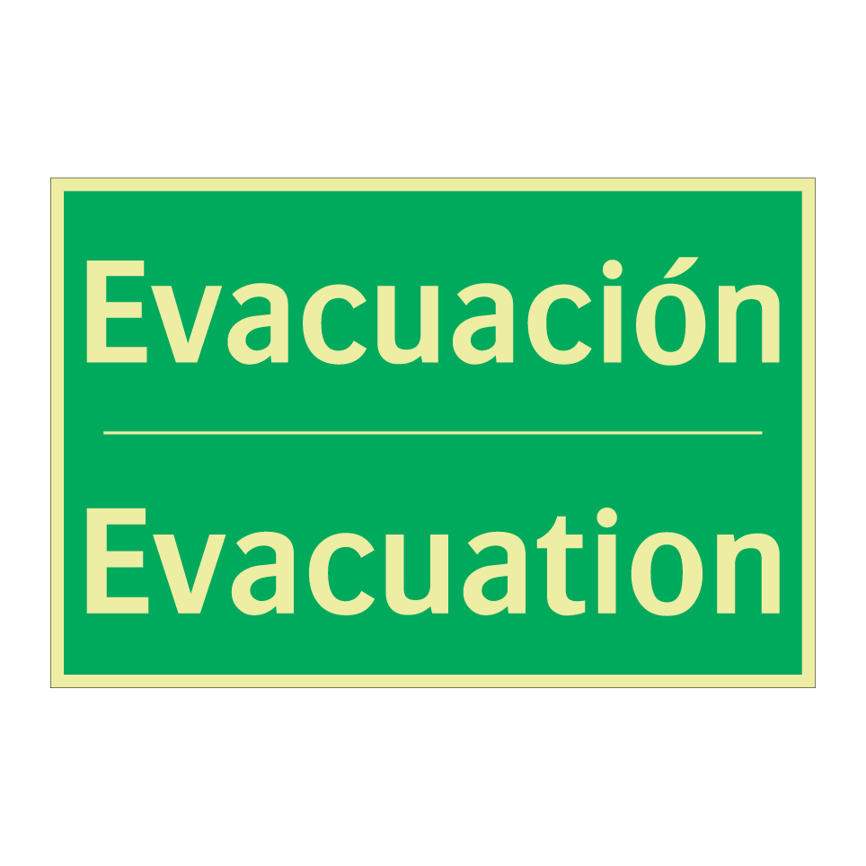 Evacuación - Evacuation