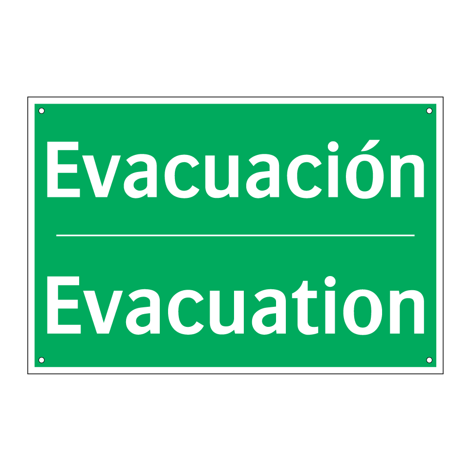 Evacuación - Evacuation