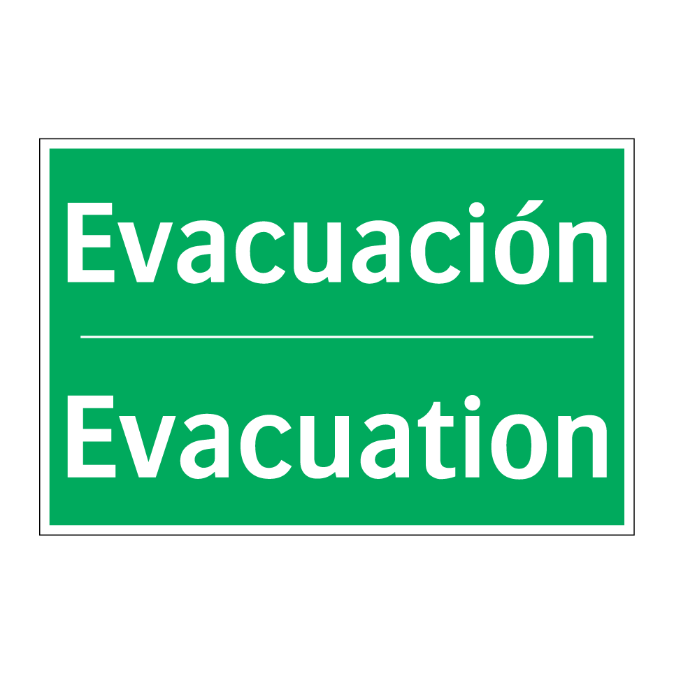 Evacuación - Evacuation