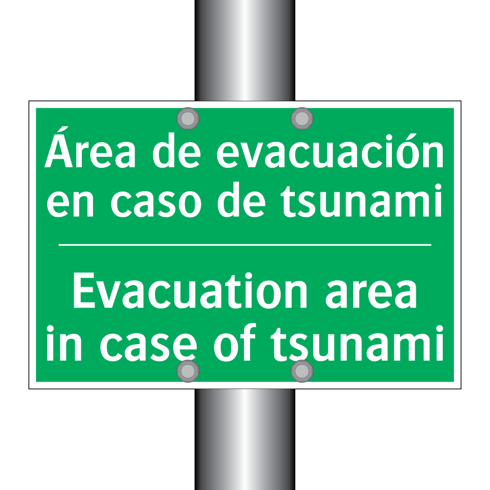 Área de evacuación en caso de /.../ - Evacuation area in case of /.../