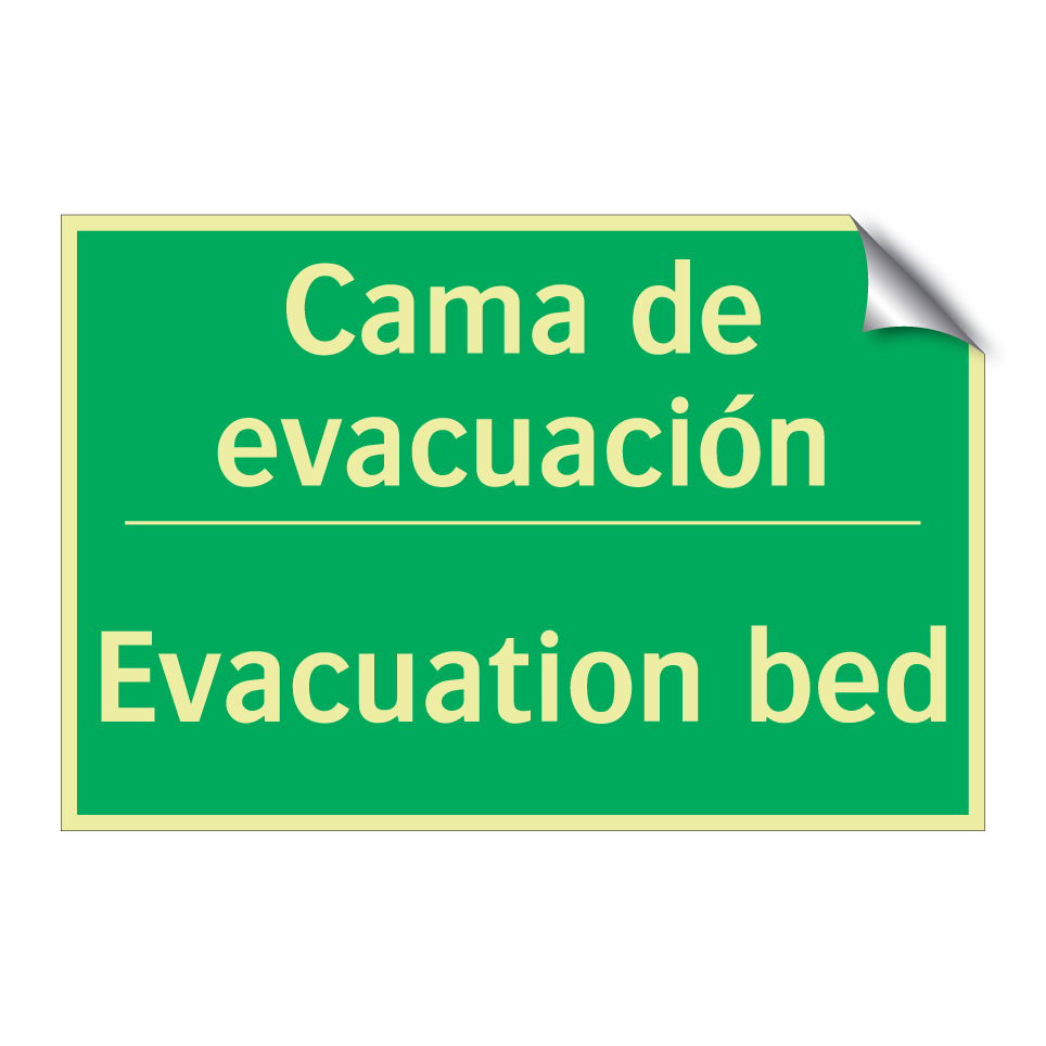 Cama de evacuación - Evacuation bed