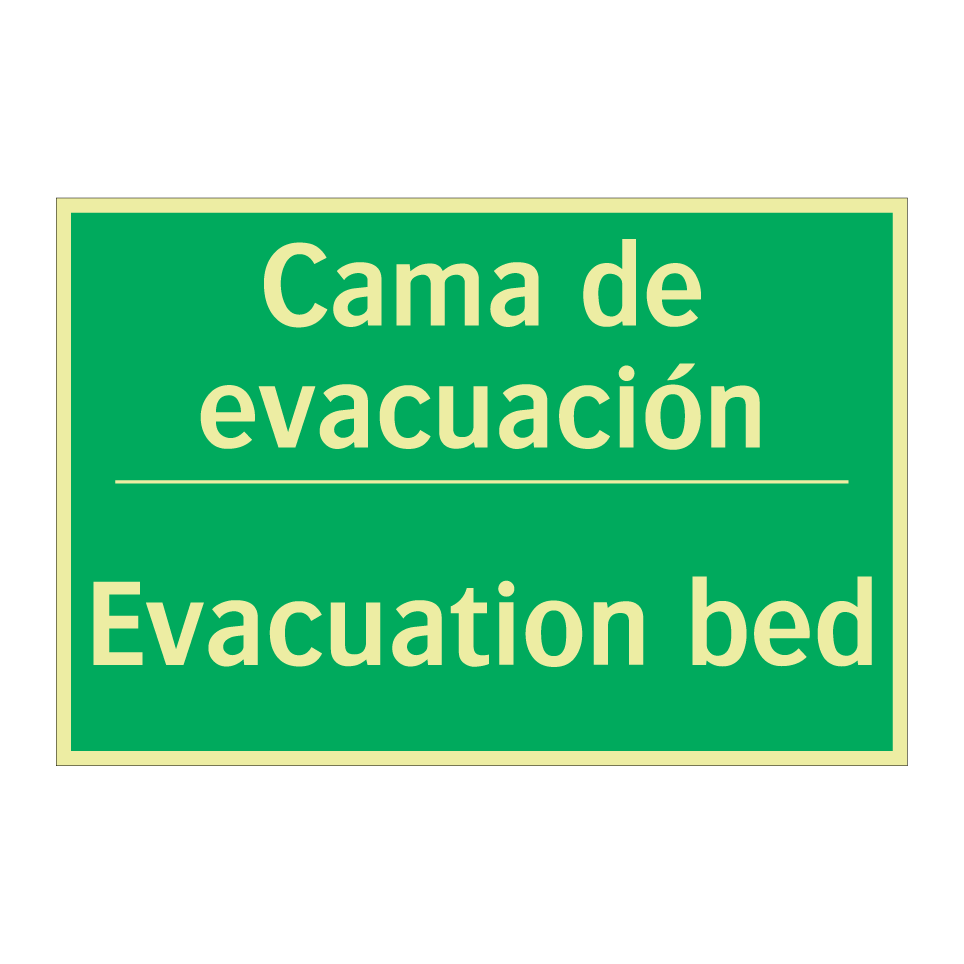 Cama de evacuación - Evacuation bed