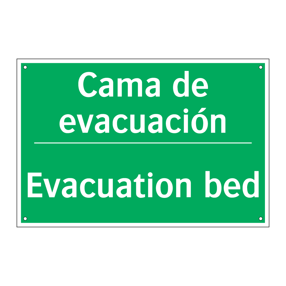 Cama de evacuación - Evacuation bed