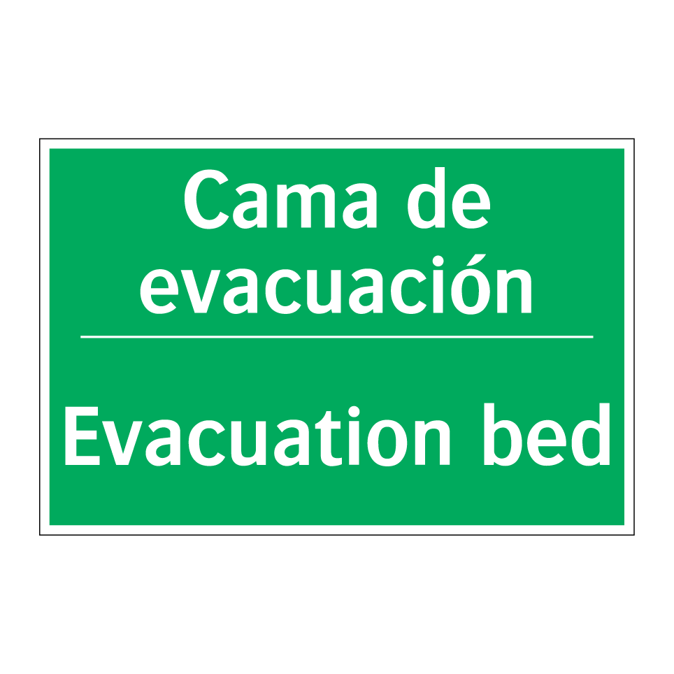 Cama de evacuación - Evacuation bed