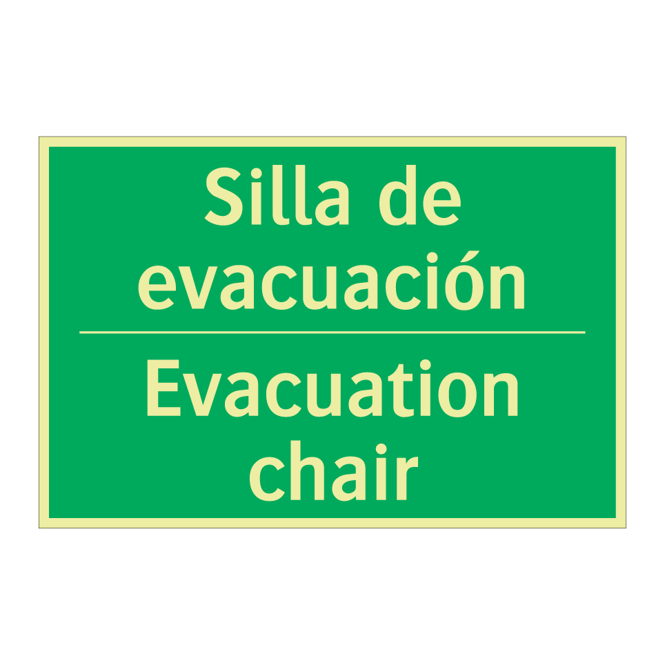 Silla de evacuación - Evacuation chair