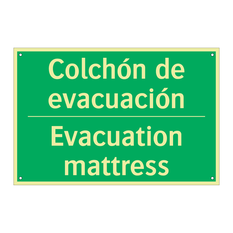 Colchón de evacuación - Evacuation mattress