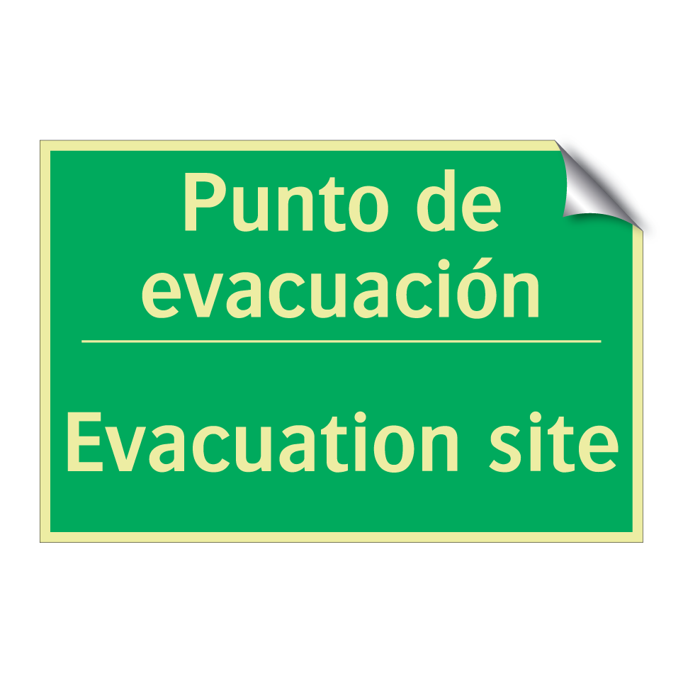 Punto de evacuación - Evacuation site
