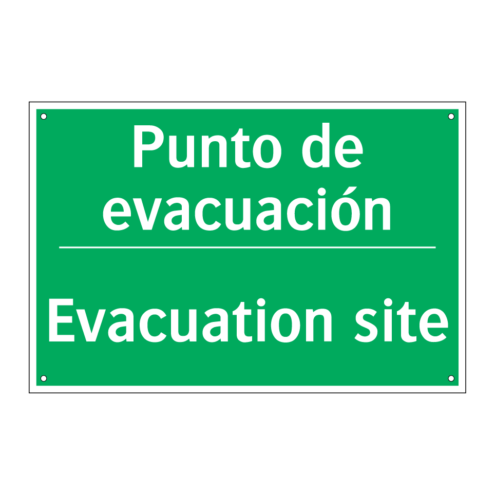 Punto de evacuación - Evacuation site