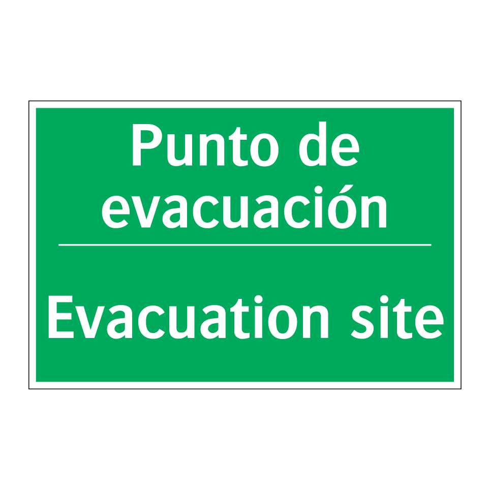 Punto de evacuación - Evacuation site