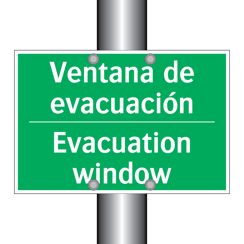 Ventana de evacuación - Evacuation window