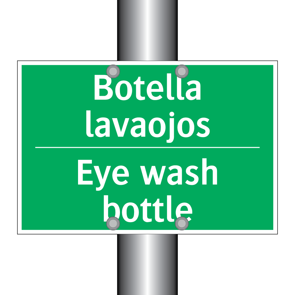 Botella lavaojos - Eye wash bottle