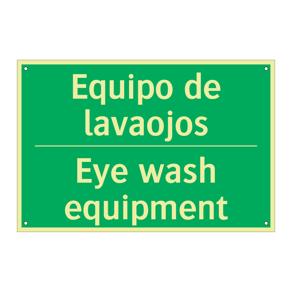 Equipo de lavaojos - Eye wash equipment