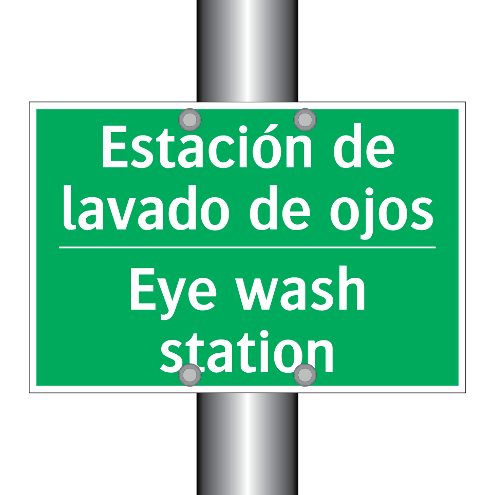 Estación de lavado de ojos - Eye wash station