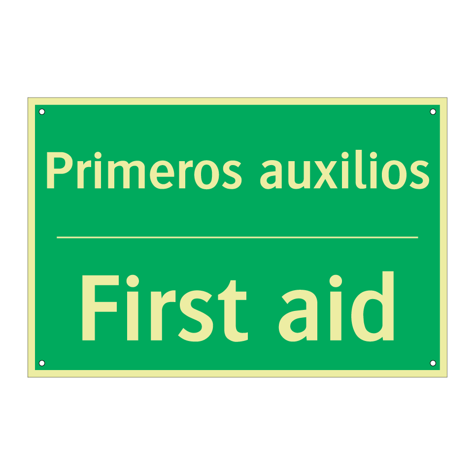Primeros auxilios - First aid