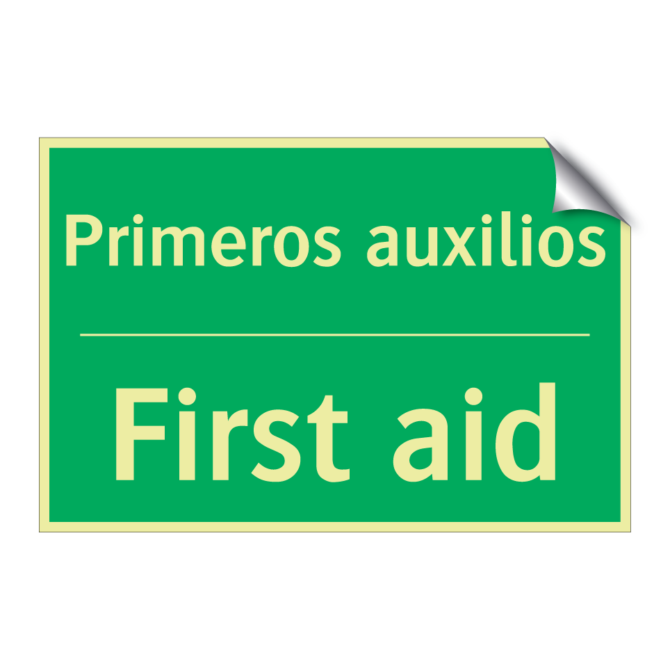 Primeros auxilios - First aid