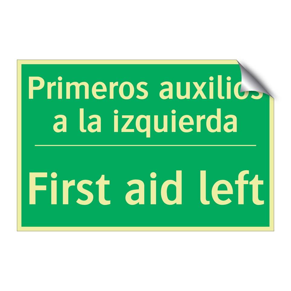 Primeros auxilios a la /.../ - First aid left