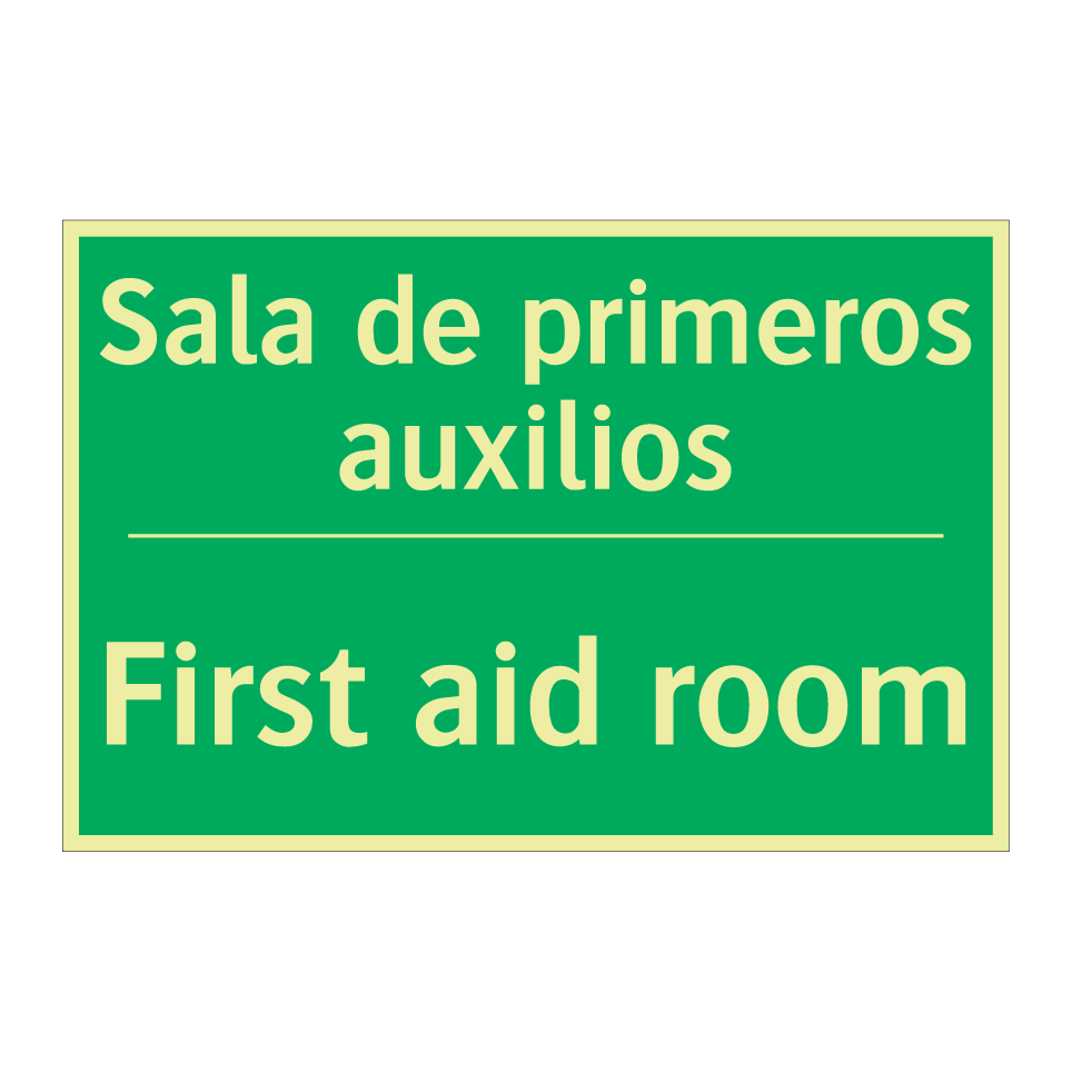 Sala de primeros auxilios - First aid room